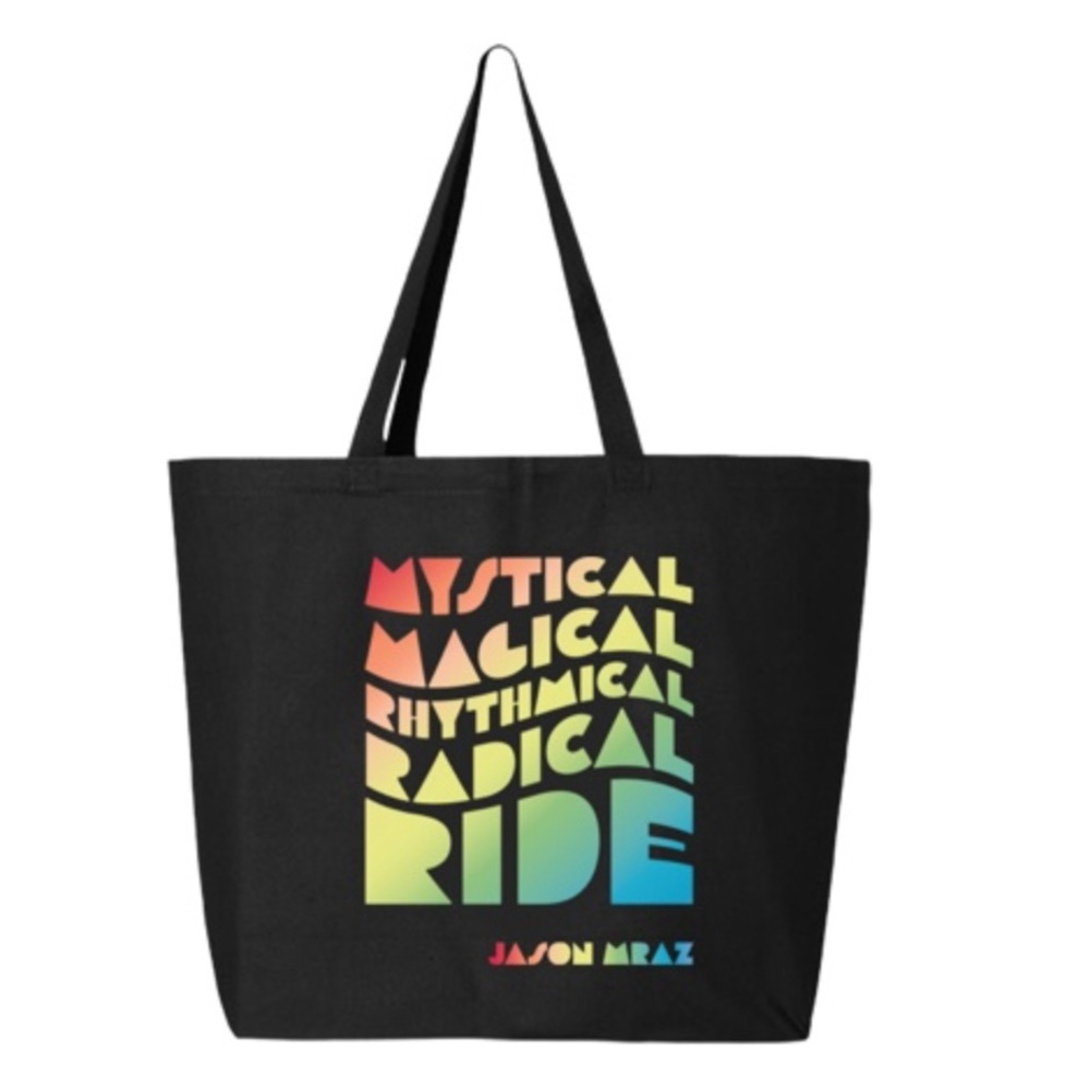 NWOT Jason Mraz Mystical Magical Rhythmical Radical Ride Tote Bag
